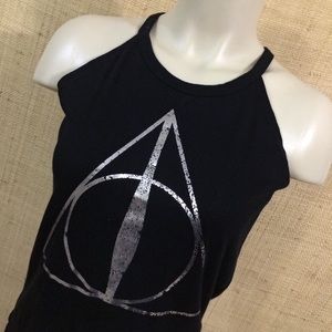 Harry Potter Deathly Hallows Tank Top sz small